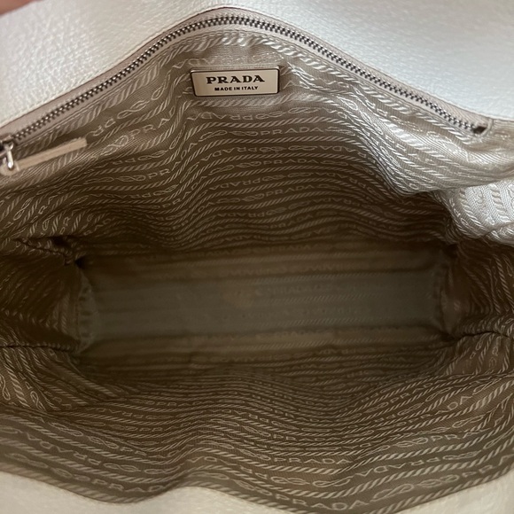Prada Cinghiale-Trimmed Canapa Tote - Picture 11 of 11